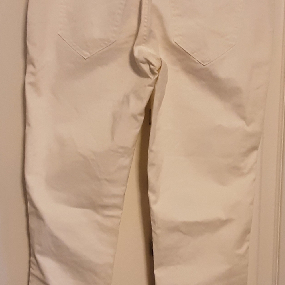 Rosie Pope Women's Straight Leg Cream Jeans